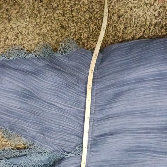 Chelsea & Violet lace tiered chiffon summer maxi tank dress with lining  - M - Picture 8 of 10